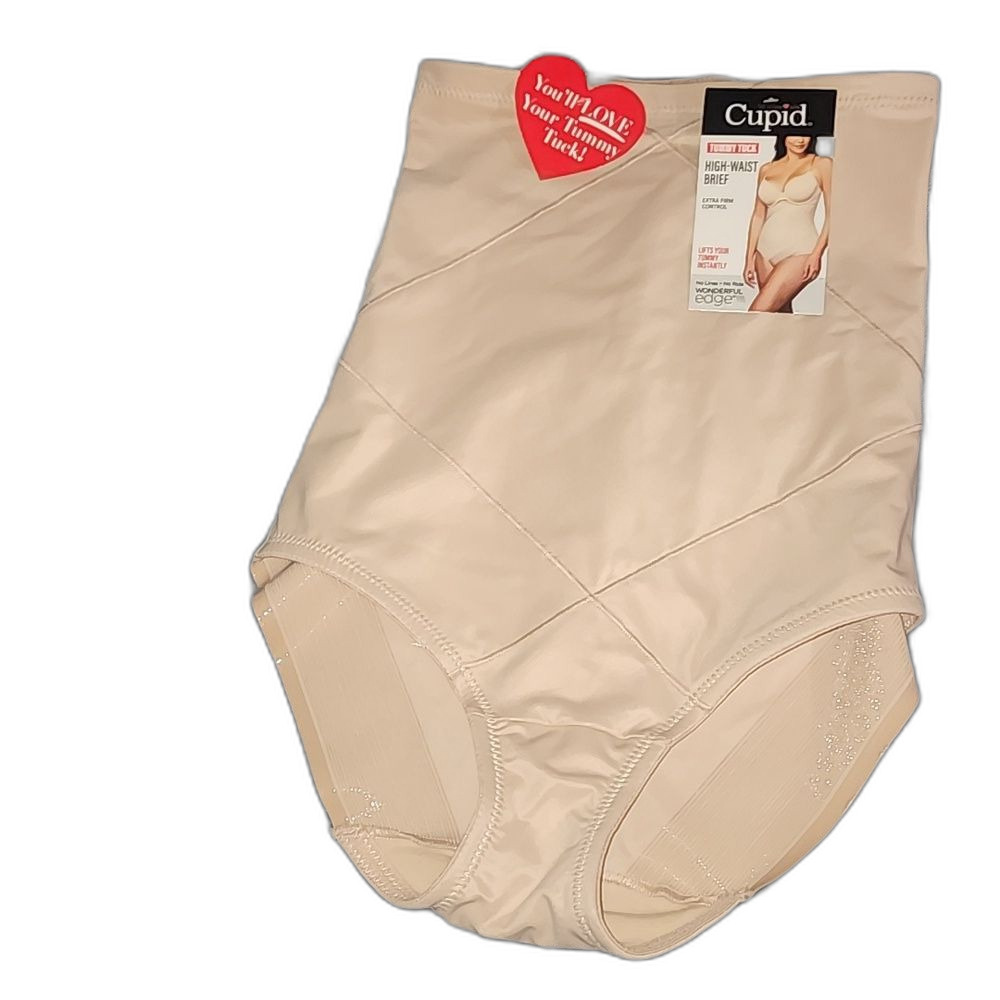 Cupid Extra Firm Control Tummy Tuck High Waist Shaping Brief Shapewear Size L